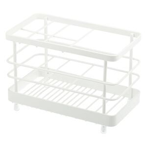 304 Stainless Steel Bathroom Kitchen Toothbrush Toothpaste Holder Stand White